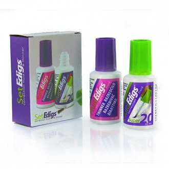 Korektura s čopičem set 2x20ml Edigs Korektura s čopičem set 2x20ml Edigs