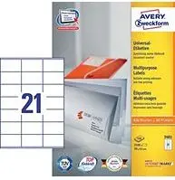 Etiketa laser/inkjet/copy 70,0x41,0 Zweckform L3481 100/1 Etiketa laser/inkjet/copy 70,0x41,0 Zweckform L3481 100/1