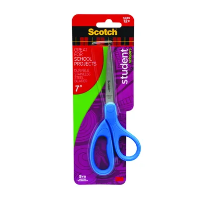Škarje pisarniške Scotch 18cm 3M 1407S sort Škarje pisarniške Scotch 18cm 3M 1407S sort