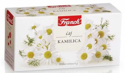 Čaj FRANCK Kamilica vrečka 20g 20/1 Čaj FRANCK Kamilica vrečka 20g 20/1