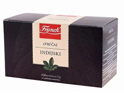 Čaj FRANCK Indijski črn vrečka 30g 20/1 Čaj FRANCK Indijski črn vrečka 30g 20/1