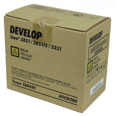Toner DEVELOP TNP49Y Yellow - ineo +3351 original Toner DEVELOP TNP49Y Yellow - ineo +3351 original
