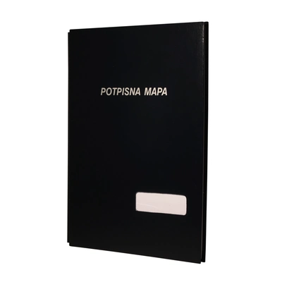 Mapa podpisna z oknom A4 3009 modra Mapa podpisna z oknom A4 3009 modra