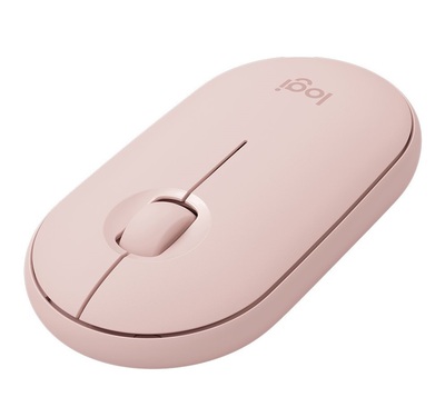 Miška LOGITECH M350 Pebble Wireless & Bluetooth Silent - Rose Miška LOGITECH M350 Pebble Wireless & Bluetooth Silent - Rose