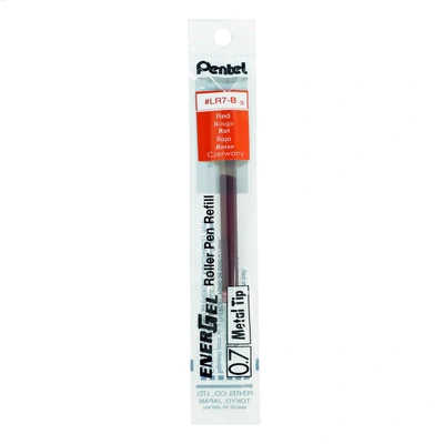 Vložek za roler 0,7mm Pentel Energel LR7 rdeč Vložek za roler 0,7mm Pentel Energel LR7 rdeč