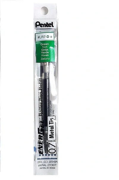 Vložek za roler 0,7mm Pentel Energel LR7 zelen Vložek za roler 0,7mm Pentel Energel LR7 zelen