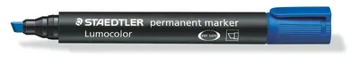 Marker permanentni 2-5mm Staedtler Lumocolor 350 prirezana konica moder Marker permanentni 2-5mm Staedtler Lumocolor 350 prirezana konica moder