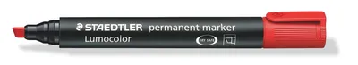 Marker permanentni 2-5mm Staedtler Lumocolor 350 prirezana konica rdeč Marker permanentni 2-5mm Staedtler Lumocolor 350 prirezana konica rdeč