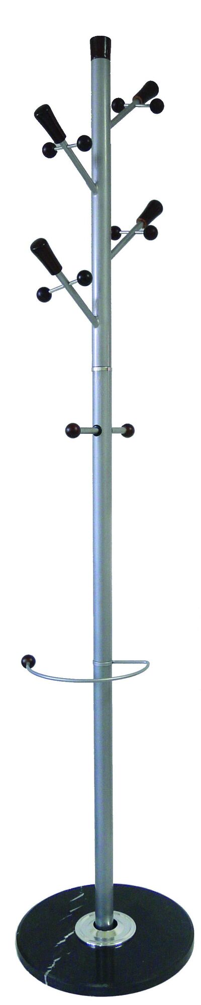 Obešalnik stoječ MIRABILIS Y9001 kovinski srebrn