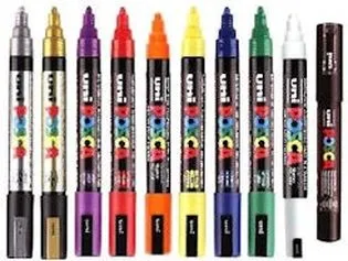 Marker permanentni Uni Posca PC-5M 1,8- 2,5mm svetlo oranžen Marker permanentni Uni Posca PC-5M 1,8- 2,5mm svetlo oranžen