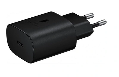 Adapter za napajanje SAMSUNG - hišni polnilec USB Type-C 25W super hiter - črn Adapter za napajanje SAMSUNG - hišni polnilec USB Type-C 25W super hiter - črn