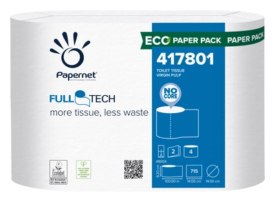 Papir toaletni v roli 4/1 Full tech 417801 Papir toaletni v roli 4/1 Full tech 417801