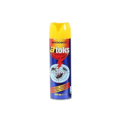 SAN. Sredstvo za uništavanje insekata u spreju 400ml Atoks SAN. Sredstvo za uništavanje insekata u spreju 400ml Atoks