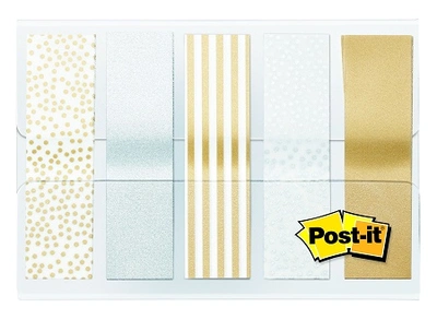 Samolepilni lističi 11,9x43,2mm 5x20 listov Printed Metallic 3M 5 barv Samolepilni lističi 11,9x43,2mm 5x20 listov Printed Metallic 3M 5 barv