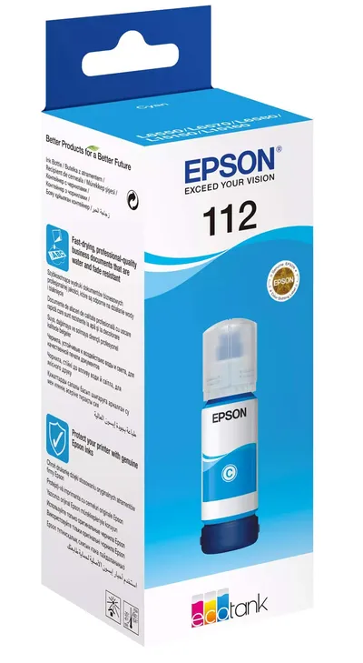 Črnilo EPSON EcoTank 112 Cyan original Črnilo EPSON EcoTank 112 Cyan original