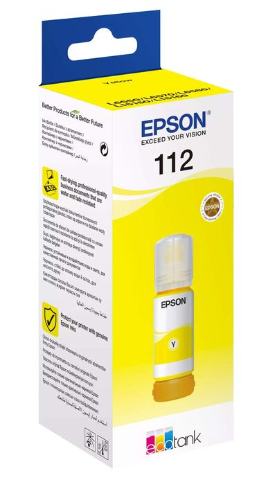 Črnilo EPSON EcoTank 112 Yellow original Črnilo EPSON EcoTank 112 Yellow original