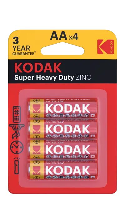 Baterija Kodak Super Heavy Duty Zink AA 4/1 Baterija Kodak Super Heavy Duty Zink AA 4/1