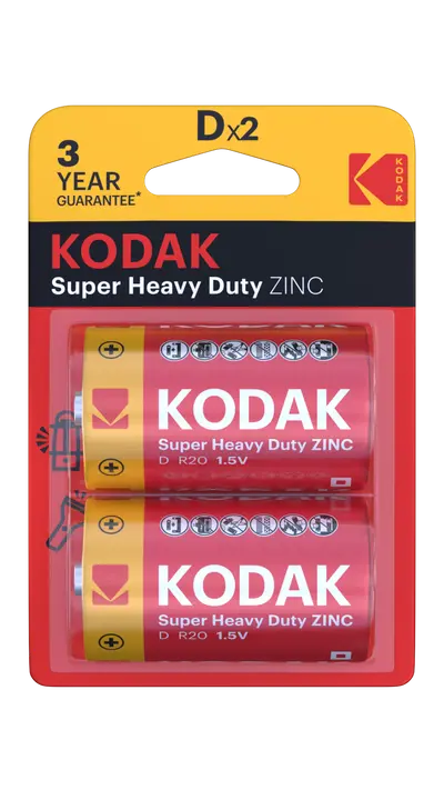Baterija Kodak Super Heavy Duty Zink D 2/1 Baterija Kodak Super Heavy Duty Zink D 2/1