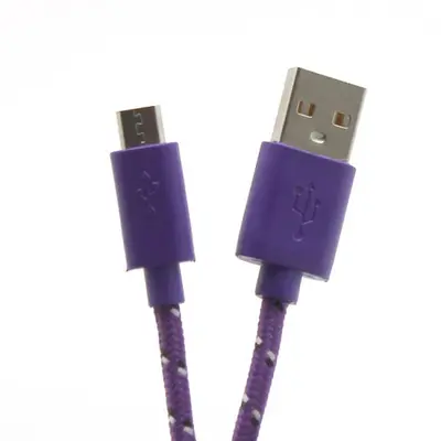 Kabel USB tip A-M<=>USB tip micro B-M 1.0m Purple - SBOX pleten Kabel USB tip A-M<=>USB tip micro B-M 1.0m Purple - SBOX pleten