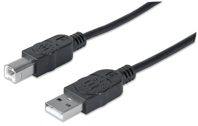 Kabel USB tip A-M<=>USB tip B-M 1.8m USB2.0 - MANHATTAN Kabel USB tip A-M<=>USB tip B-M 1.8m USB2.0 - MANHATTAN