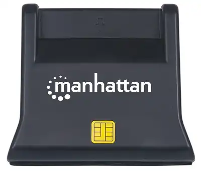 Bralnik kartic MANHATTAN Upright za Smart kartice - USB, black Bralnik kartic MANHATTAN Upright za Smart kartice - USB, black