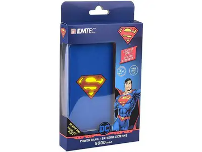 Power Bank prenosni polnilec 5000mAh EMTEC - POWER ESSENTIALS Superman Power Bank prenosni polnilec 5000mAh EMTEC - POWER ESSENTIALS Superman