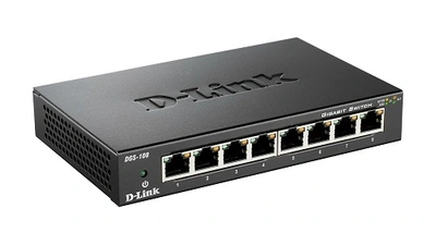 Omrežno stikalo 10/100/1000Mbps 8 portni D-LINK DGS-108/E metal case Omrežno stikalo 10/100/1000Mbps 8 portni D-LINK DGS-108/E metal case