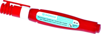 Korekturna tekočina 10ml v svinčniku Donau 7619 Korekturna tekočina 10ml v svinčniku Donau 7619