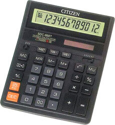 Kalkulator komercijalni 12 mestni Citizen SDC-888X Kalkulator komercijalni 12 mestni Citizen SDC-888X