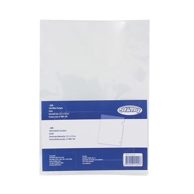 Mapa PVC L A4 LS080 80mic 100/1 sijajna Mapa PVC L A4 LS080 80mic 100/1 sijajna