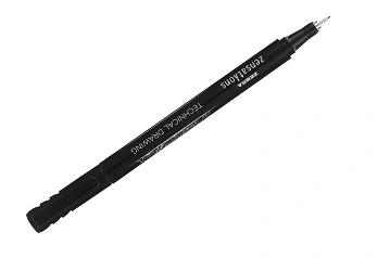 Flomaster 0,2mm za tehnično risanje Zebra črn Flomaster 0,2mm za tehnično risanje Zebra črn