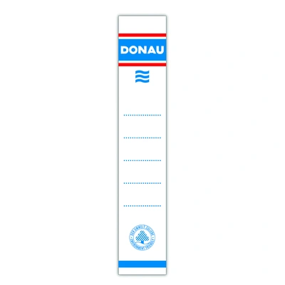 Etiketa za samostoječi registrator A4 ozek Donau 20/1 Etiketa za samostoječi registrator A4 ozek Donau 20/1