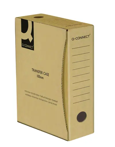 Škatla kartonska arhivska 100x339x298mm Q-Connect Škatla kartonska arhivska 100x339x298mm Q-Connect