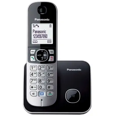 Telefon PANASONIC KX-TG6811FXB brezžični - črni