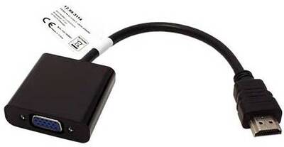 Adapter HDMI tip A-M=>VGA-Ž - ROLINE Adapter HDMI tip A-M=>VGA-Ž - ROLINE