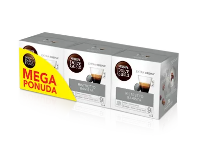 NESCAFE Dolce Gusto Barista kava 3X112g (48 kapsul) MEGAPACK NESCAFE Dolce Gusto Barista kava 3X112g (48 kapsul) MEGAPACK