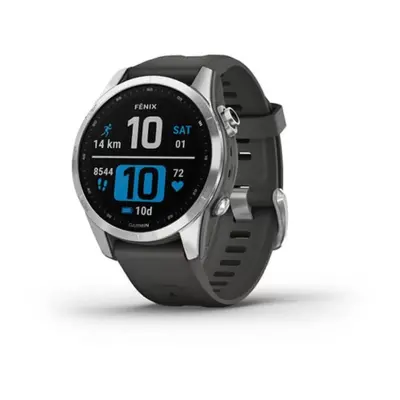 Pametna ura GARMIN Fenix 7S Srebrna z grafitno sivim pasom Pametna ura GARMIN Fenix 7S Srebrna z grafitno sivim pasom