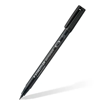 Marker permanentni 0,4mm CD/DVD Staedtler Lumocolor 313 črn S Marker permanentni 0,4mm CD/DVD Staedtler Lumocolor 313 črn S