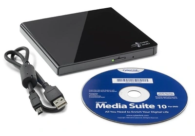 DVD-/+RW drive externi 8x LG-GP57EB40 slim USB 2.0 - Black DVD-/+RW drive externi 8x LG-GP57EB40 slim USB 2.0 - Black