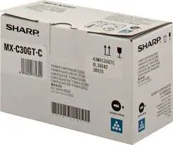 Toner SHARP MX-C30GTC Cyan original Toner SHARP MX-C30GTC Cyan original
