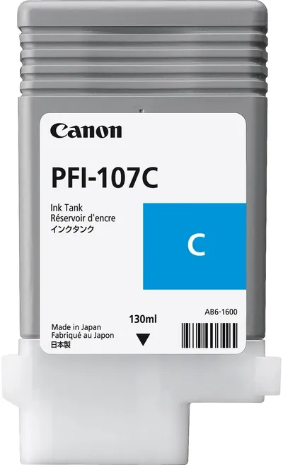 Črnilo CANON PFI-107C Cyan original Črnilo CANON PFI-107C Cyan original