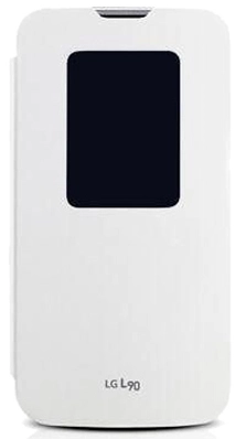 Oprema za mobitel LG L90 torbica z oknom - bela Oprema za mobitel LG L90 torbica z oknom - bela