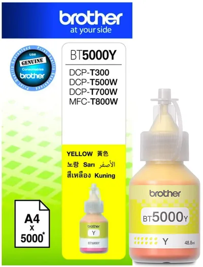 Črnilo BROTHER BT-5000Y Yellow original Črnilo BROTHER BT-5000Y Yellow original