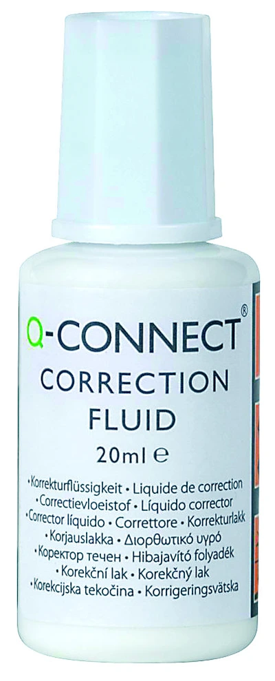 Korektura s čopičema 20ml Q-Connect KF10507 Korektura s čopičema 20ml Q-Connect KF10507