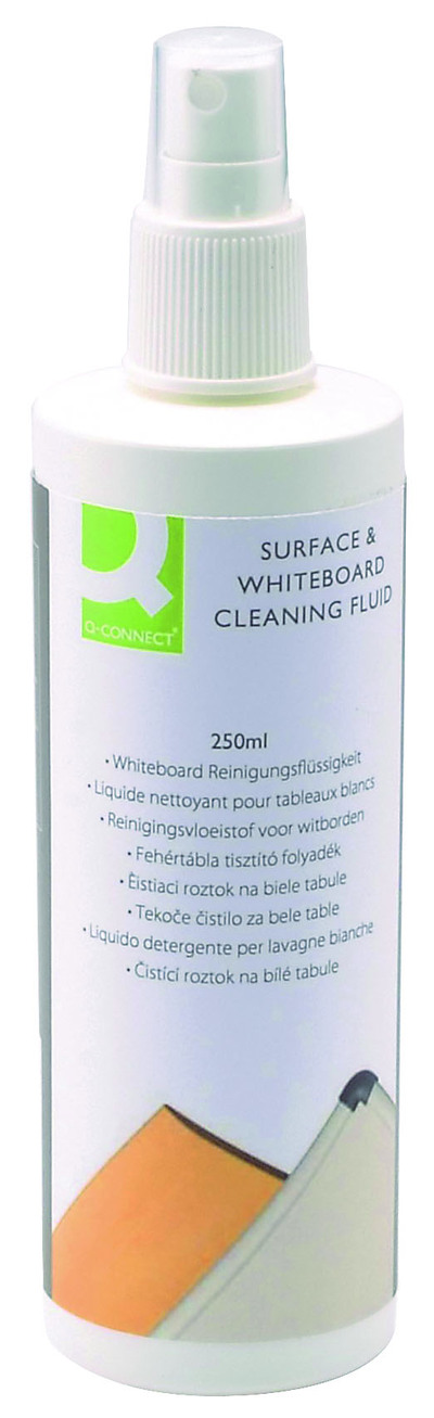 Sredstvo za čiščenje bele table v spreju 250ml Q-Connect Sredstvo za čiščenje bele table v spreju 250ml Q-Connect