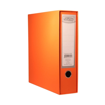 Registrator A4 širok Stimy standard oranžen s škatlo Registrator A4 širok Stimy standard oranžen s škatlo