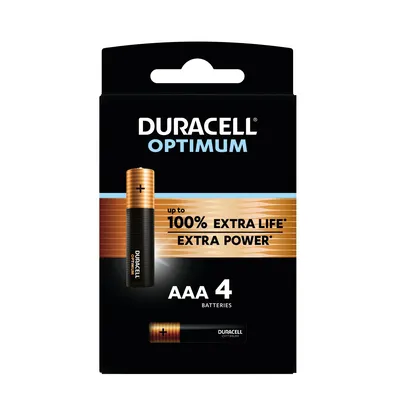 Baterija DURACELL OPTIMUM Extra Power AAA 4/1 Baterija DURACELL OPTIMUM Extra Power AAA 4/1