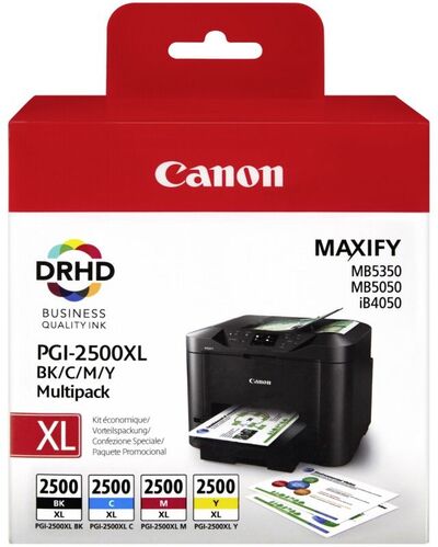 Črnilo CANON PGI-2500XL Bk/C/M/Y Multipack original Črnilo CANON PGI-2500XL Bk/C/M/Y Multipack original