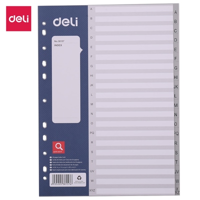 Pregrada PVC A4 abeceda A-Z 20 listov Deli E38157 Pregrada PVC A4 abeceda A-Z 20 listov Deli E38157