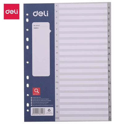 Pregrada PVC A4 abeceda A-Z 20 listov Deli E38157 Pregrada PVC A4 abeceda A-Z 20 listov Deli E38157